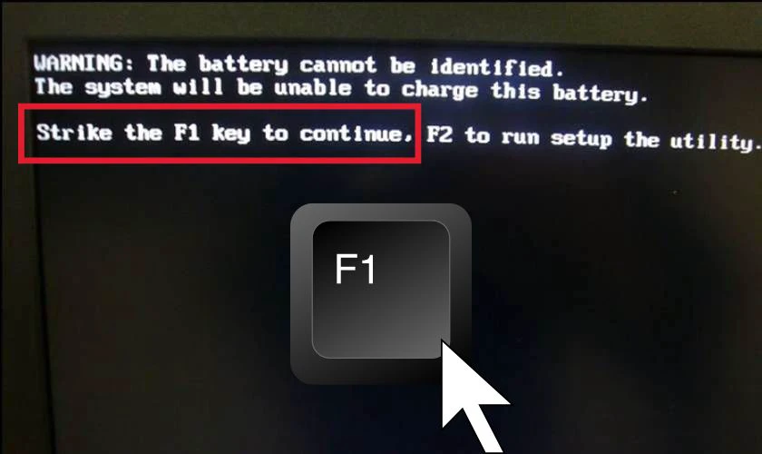 Cân nhắc nhu cầu sử dụng trước khi tắt phím F1 trong BIOS Dell