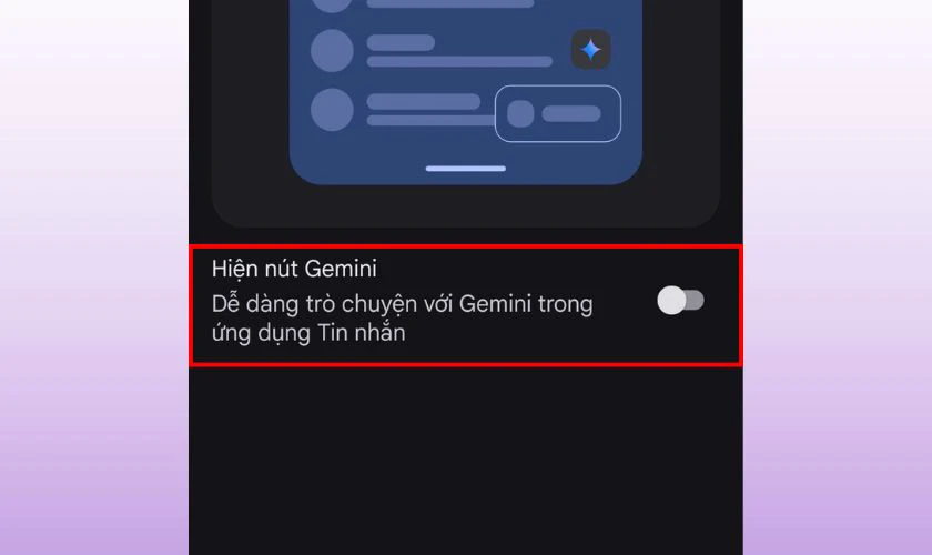 Cách tắt Gemini trên Xiaomi trong ứng dụng Tin nhắn