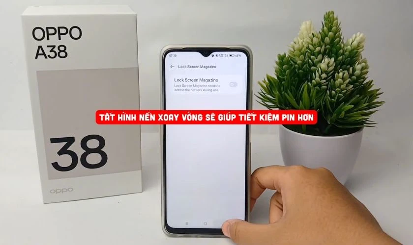 Tại sao phải biết cách tắt hình nền quay vòng trên OPPO?