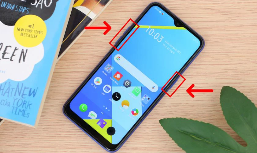 Cách tắt nguồn điện thoại Realme vật lý