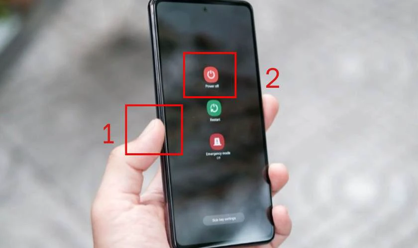 Cách tắt nguồn Samsung S23 Ultra