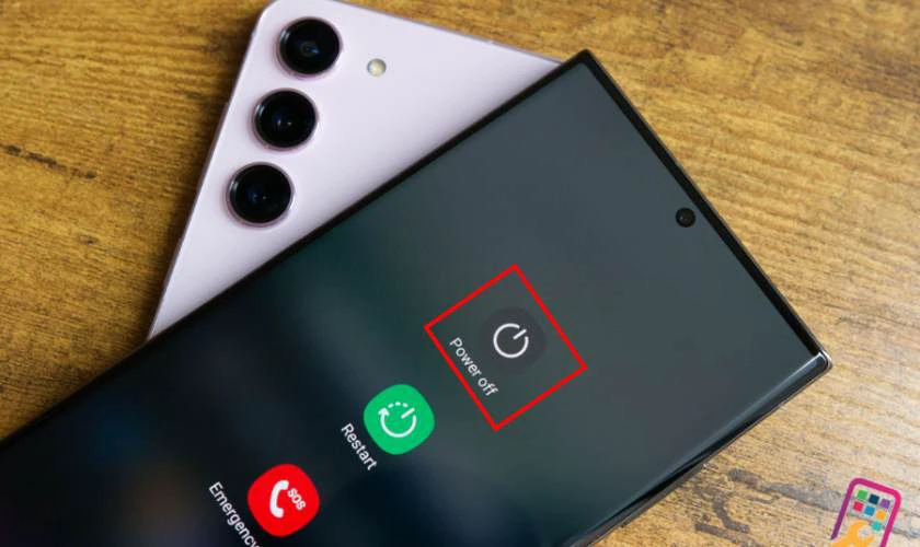 Cách tắt nguồn điện thoại Samsung A34