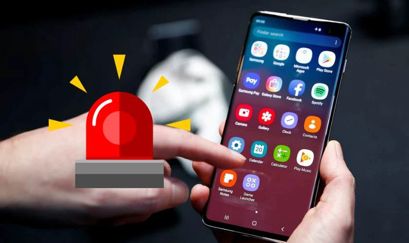 Nếu không thao tác được gì, hãy để máy hết pin