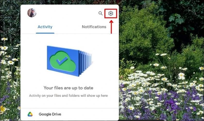 Theo đó, màn hình chính của Google Drive sẽ xuất hiện