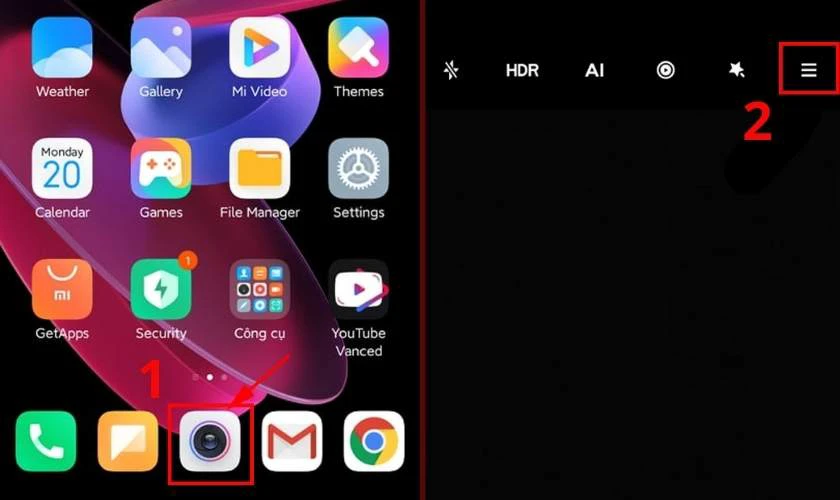 Cách tắt tên điện thoại khi chụp ảnh Xiaomi đơn giản