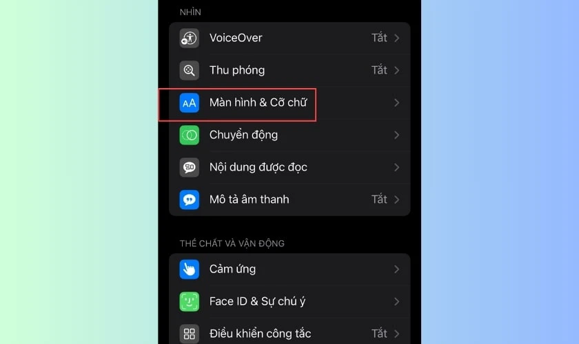 Cách tắt tự điều chỉnh độ sáng trên iPhone iOS 26 mới nhất