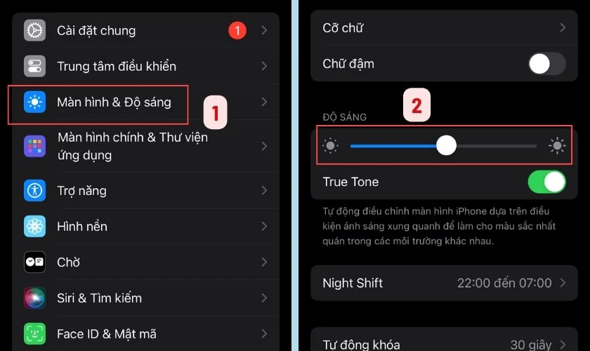Cách tắt tự điều chỉnh độ sáng trên iPhone iOS 26 thủ công đơn giản