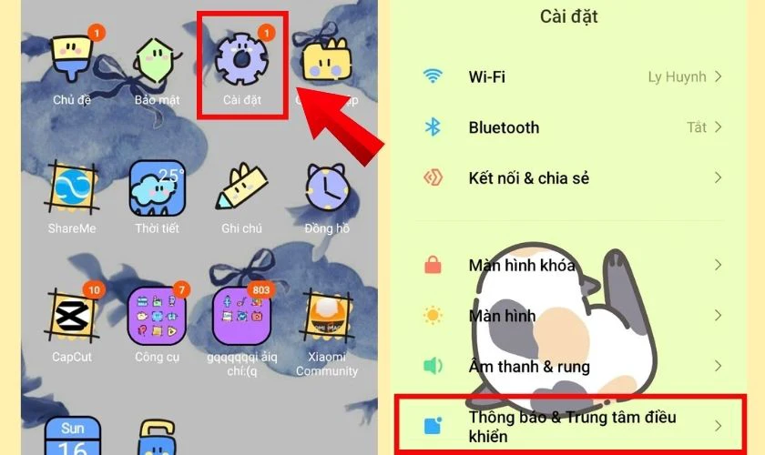 Cách tắt Zing MP3 trên màn hình khóa Xiaomi
