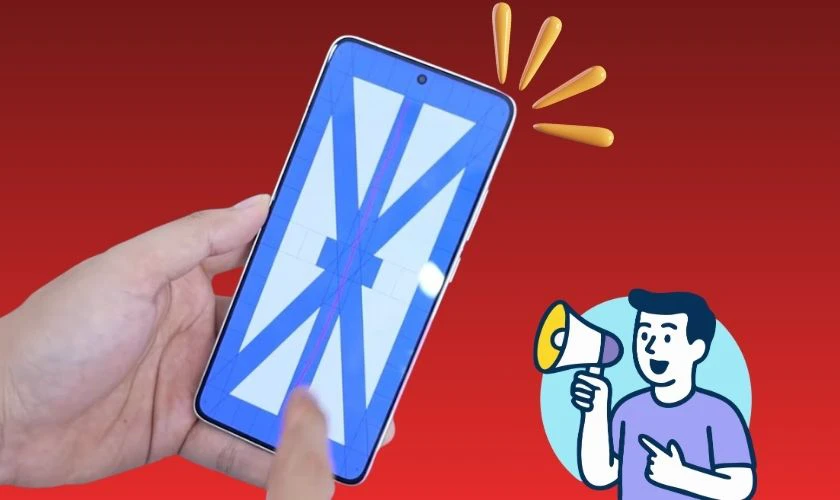 Lưu ý khi test cảm ứng Xiaomi