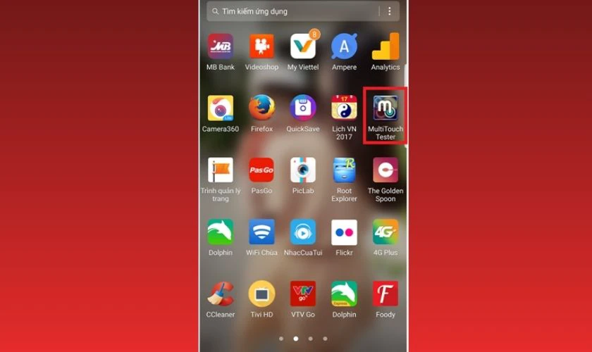 Cách test cảm ứng Xiaomi bằng ứng dụng MultiTouch Tester