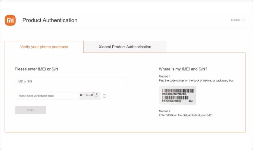 Cách test máy Xiaomi cũ bằng mã IMEI