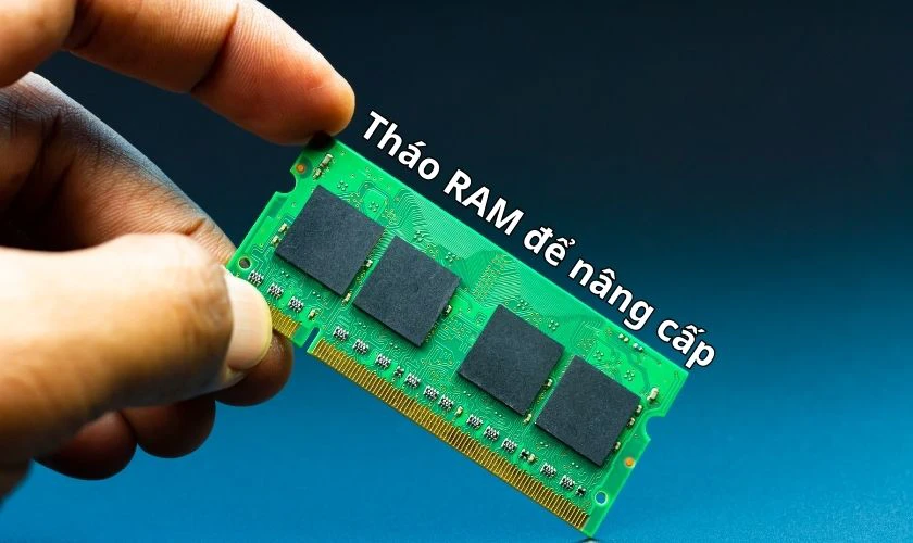 RAM là bộ phận quan trọng của laptop và thường được tháo để thay thế, nâng cấp