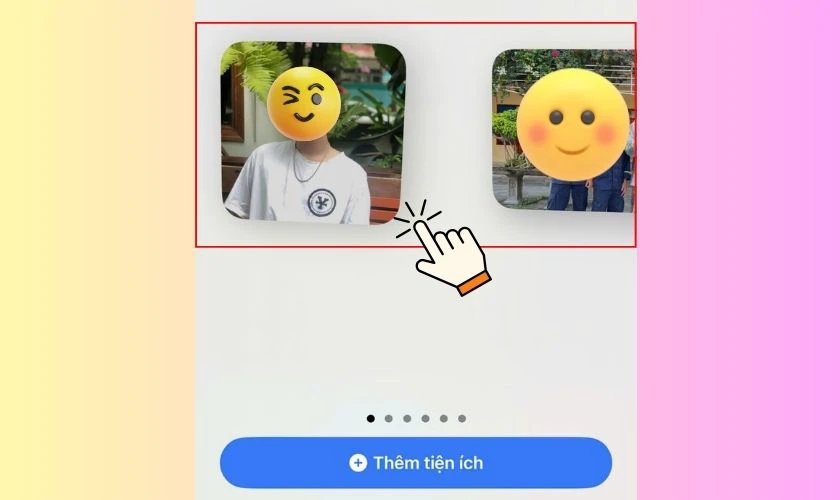 Hãy chọn mục Ảnh nổi bật từ mục Dành cho bạn hoặc Kỷ niệm
