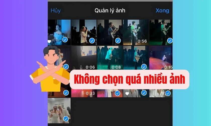 Lưu ý khi thêm ảnh nổi bật trên iPhone iOS 26