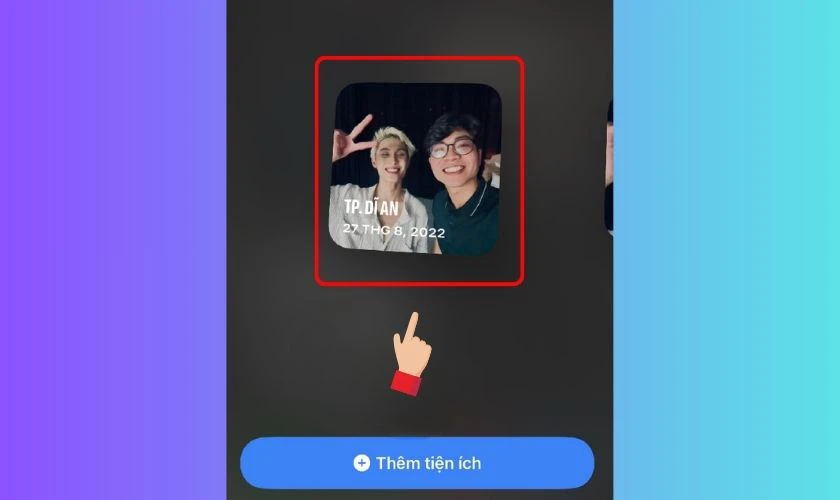 Chọn khung ảnh và kích thước