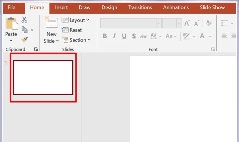 Hướng dẫn cách chèn thêm trang mới trong PowerPoint 