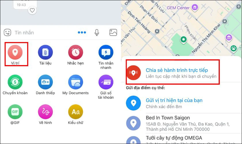 Cách theo dõi vị trí của 1 tài khoản Zalo qua số điện thoại