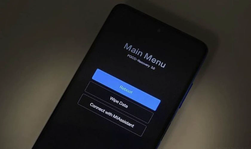 Di chuyển theo đường dẫn Reboot và chọn Reboot to System