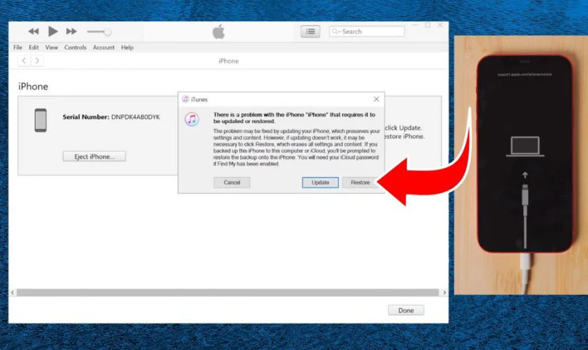 Cách thoát chế độ Recovery iPhone bằng chế độ DFU nhanh
