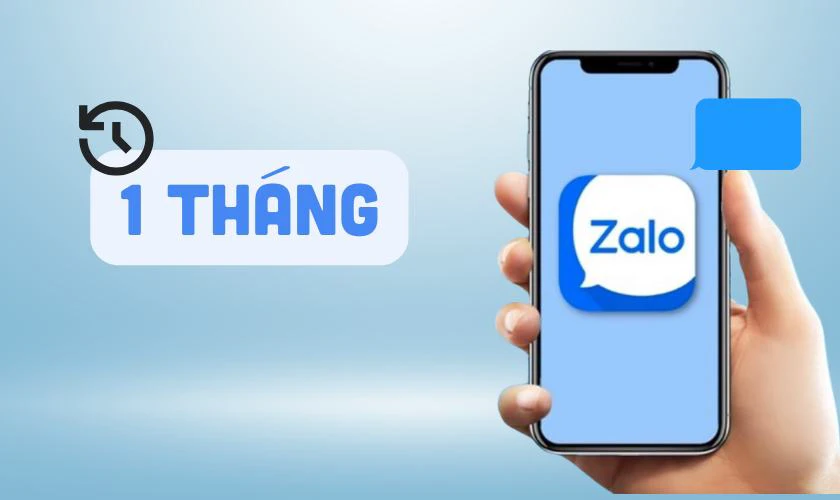 Cách thu hồi tin nhắn Zalo sau 1 tháng