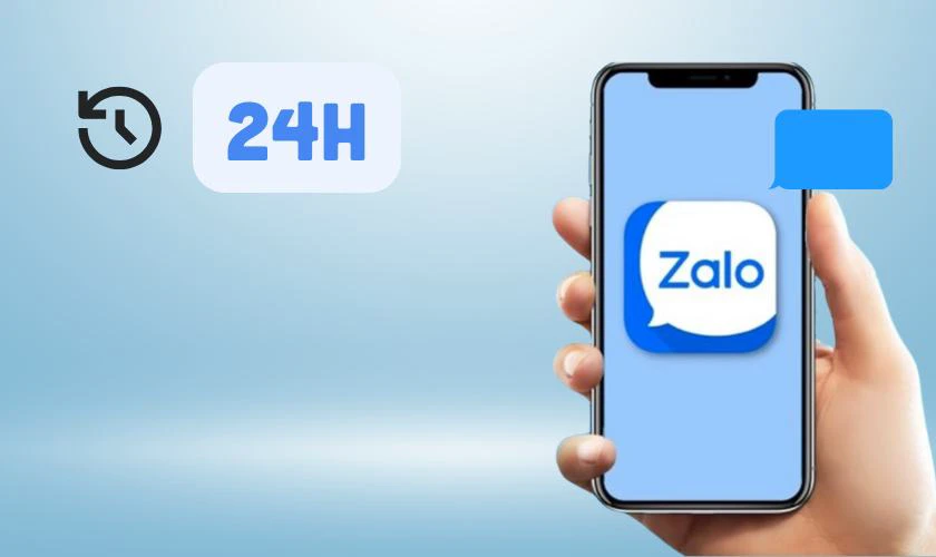 Cách thu hồi tin nhắn Zalo sau 24h