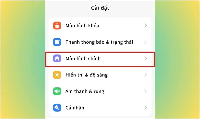Cách thu nhỏ ứng dụng trên màn hình điện thoại Xiaomi bằng cách điều chỉnh lưới màn hình
