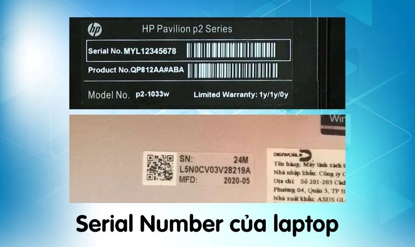 Serial laptop là gì?