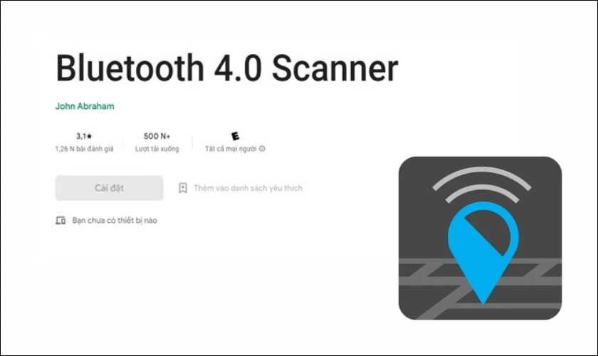 Ứng dụng Bluetooth 4.0 Scanner