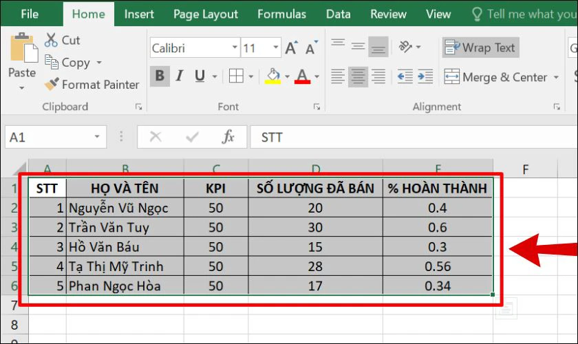 Cách tô màu có điều kiện trong Excel