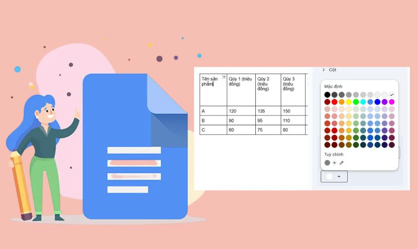 Tại sao phải biết cách tô màu ô trong Google Docs