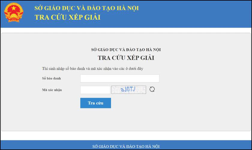 Truy cập vào website đó và tìm đến chuyên mục Tra cứu điểm thi tốt nghiệp THPT