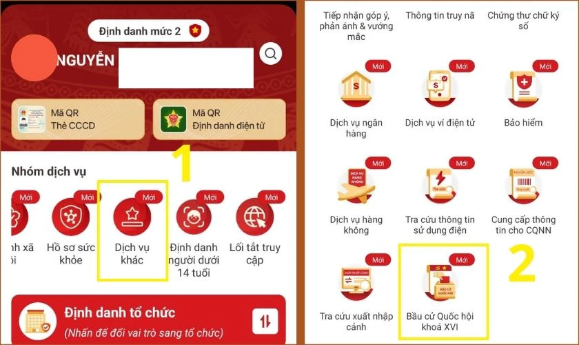 Vào mục Bầu cử Quốc hội khóa XVI