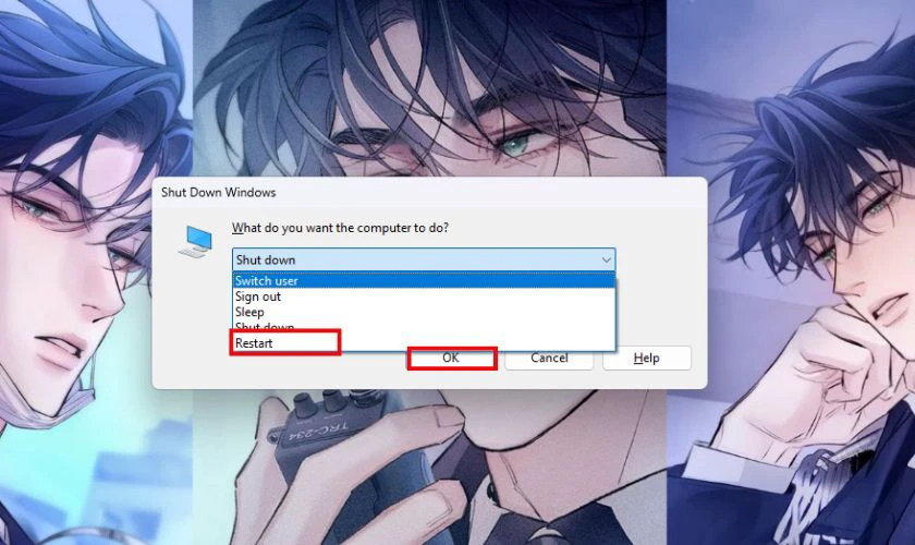 Cách vào BIOS Win 10 từ màn hình Desktop