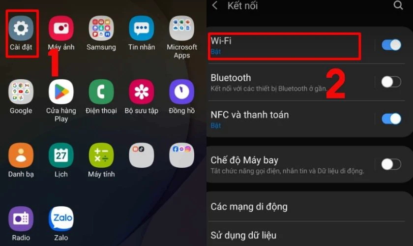 Cách vào Wi-Fi không cần mật khẩu cho điện thoại Wi-Fi  bằng mã QR 