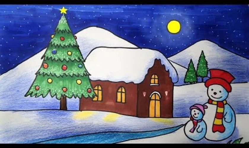 Bức tranh chủ đè Giáng sinh