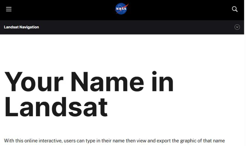 Your Name in Landsat 2026: Cách viết tên bạn lên vũ trụ - Bước 1