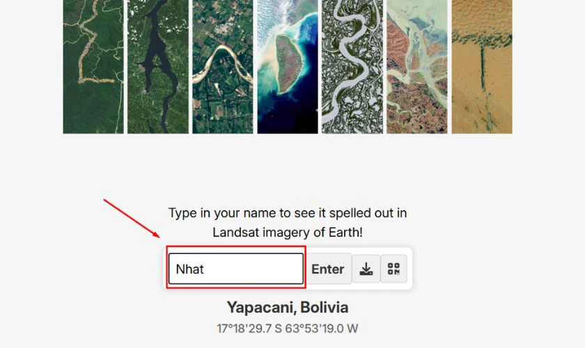 Your Name in Landsat 2026: Cách viết tên bạn lên vũ trụ - Bước 2