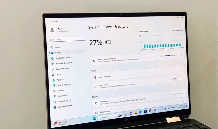 Kiểm tra độ chai pin laptop định kỳ