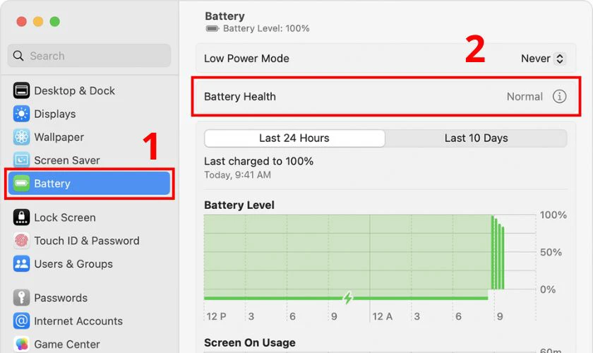 Lưu ý khi xả pin MacBook