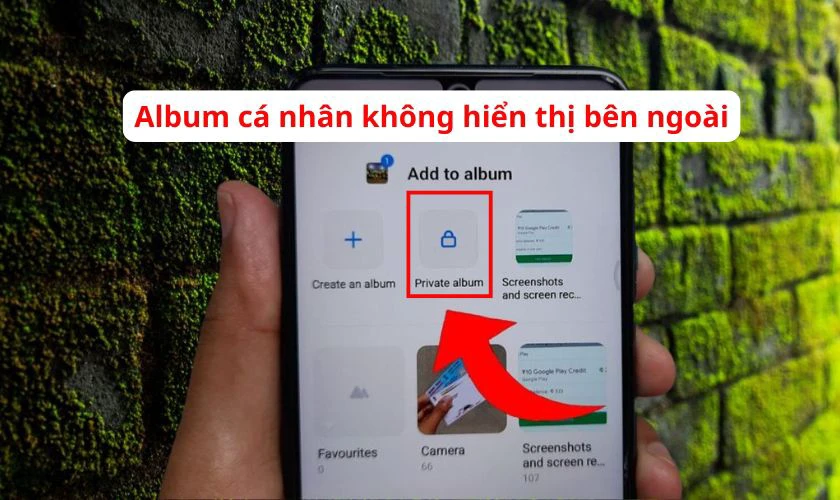Tính năng album cá nhân trên Xiaomi giữ ảnh riêng tư
