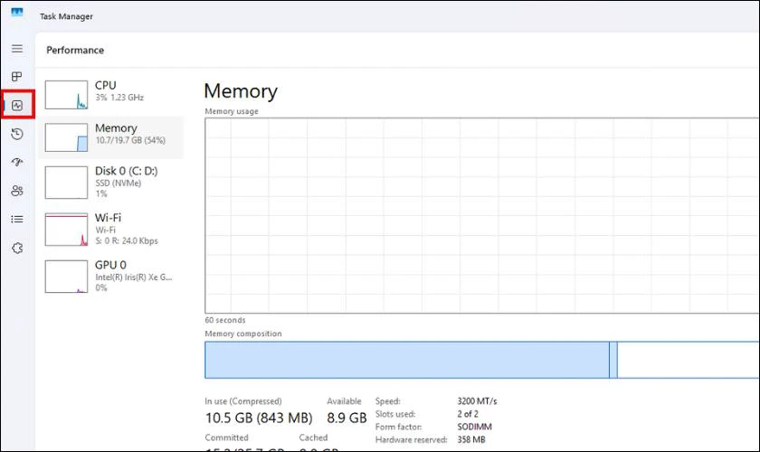 Cách xem cấu hình máy tính bằng Task Manager