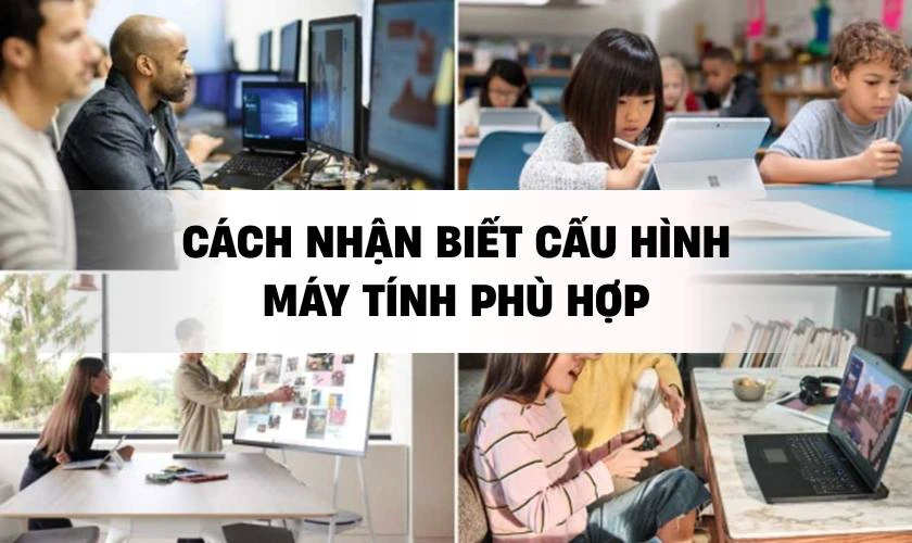 Cách nhận biết cấu hình máy tính phù hợp