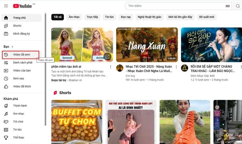 Cách xem lại bình luận trên Youtube bằng máy tính