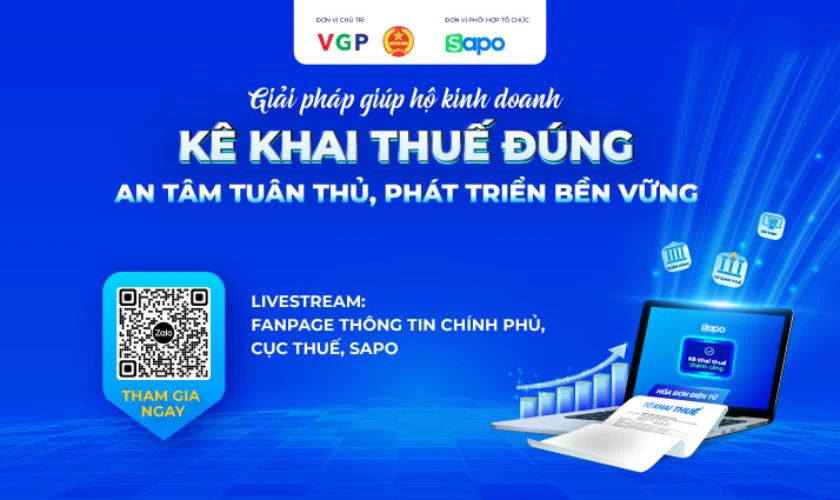 Xem trên website Cục Thuế và CTCP Công nghệ Sapo