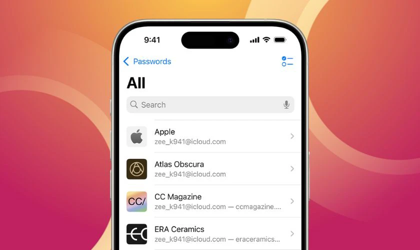 Lưu ý khi xem và chia sẻ mật khẩu đã lưu trên iPhone iOS 26