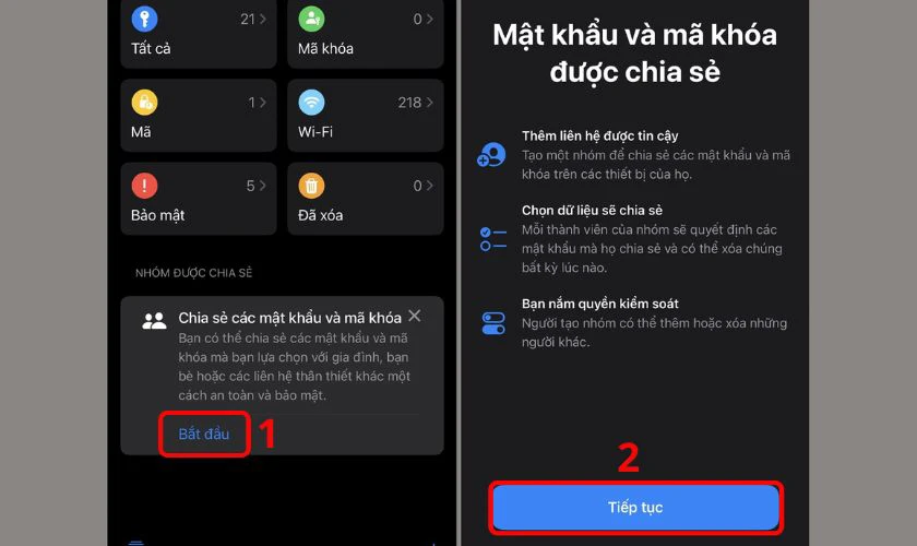 Hướng dẫn chi tiết cách thiết lập chia sẻ mật khẩu