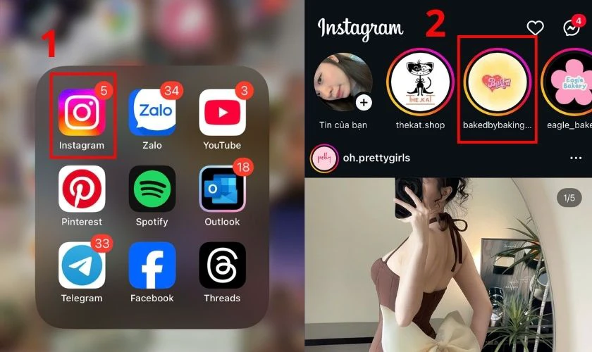 Cách xem story Instagram không bị phát hiện đối với tài khoản đã theo dõi