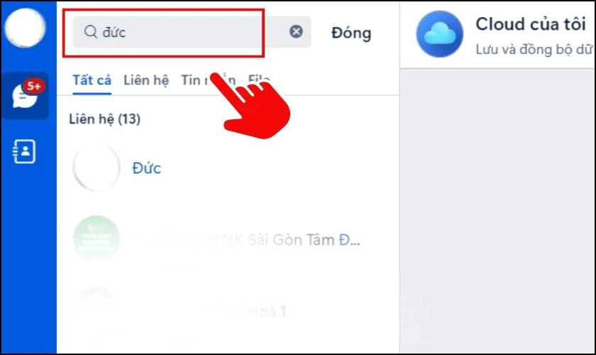Cách xem tin nhắn ẩn trên Zalo trên máy tính