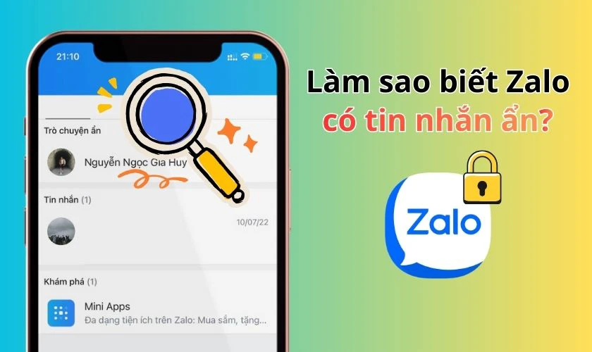 Làm sao để biết Zalo có tin nhắn ẩn