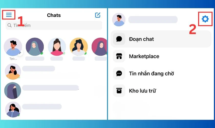 Ẩn thông báo tin nhắn Messenger trên màn hình khóa